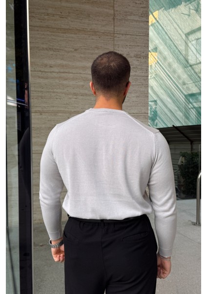 Acton Erkek %100 Organik Pamuk Bisiklet Yaka Triko Kazak fırsatları