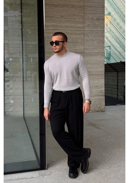 Acton Erkek %100 Organik Pamuk Bisiklet Yaka Triko Kazak indirimleri