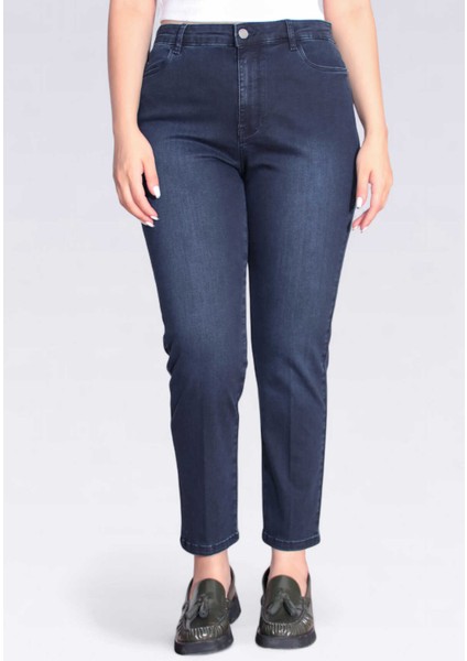 Tolga Saraçoğlu Kadın Dar Paça Bilek Boy Kot Pantolon 30296 Lacivert fiyatları