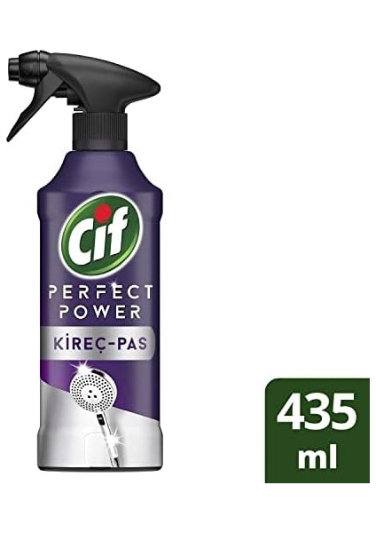 Cif Power Perfect Kireç & Pas Sökücü Sprey 435 ml (1 x 435 Ml) fiyatları