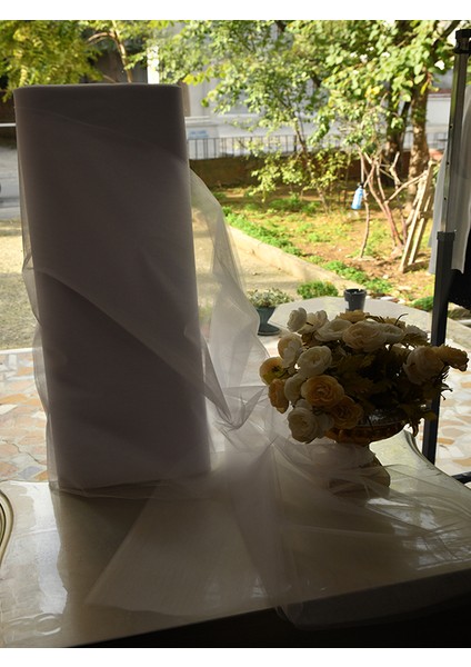 Kristaltül 150 x 100 cm Beyaz