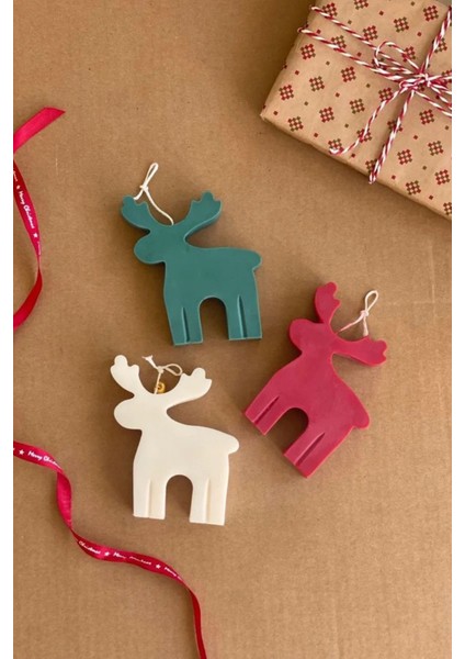 Christmas Yılbaşı Mumları 3’lü Set