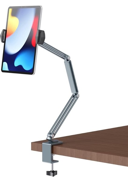 T65 Masa Uzun Kollu Alüminyum iPad Tablet Standı