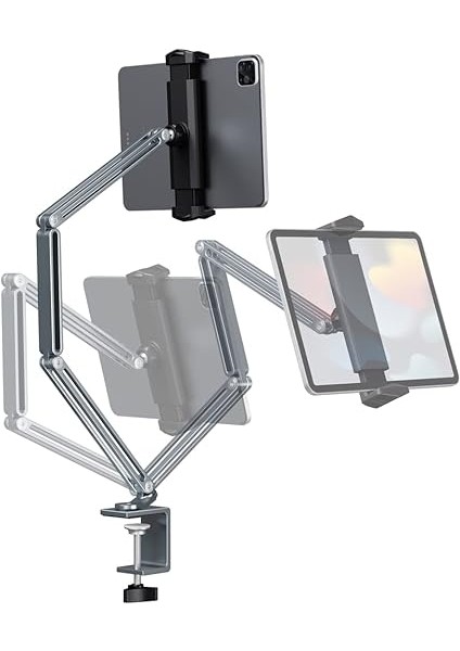 T65 Masa Uzun Kollu Alüminyum iPad Tablet Standı modelleri