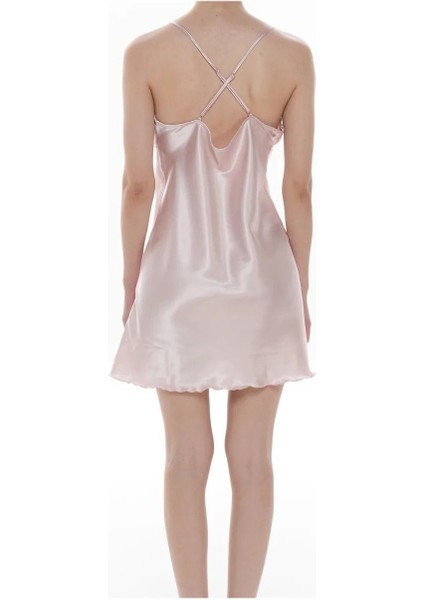 Kadın Pudra Saten Gelin 6'lı Çeyiz Seti Sabahlık & Gecelik & Pijama Şortlu Takım indirimleri