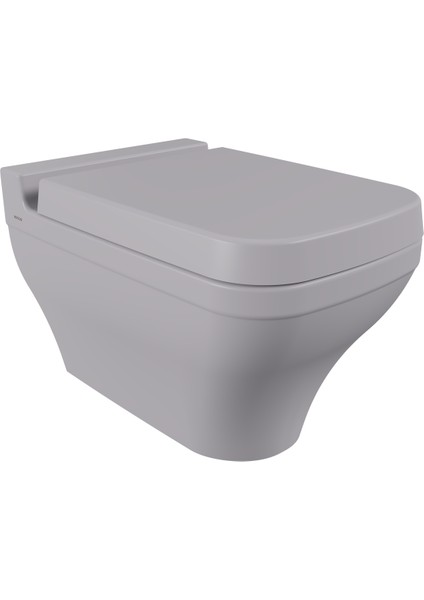 Bocchi Scala Asma Klozet Mat Gri Kapak Dahil 1080-006-0128