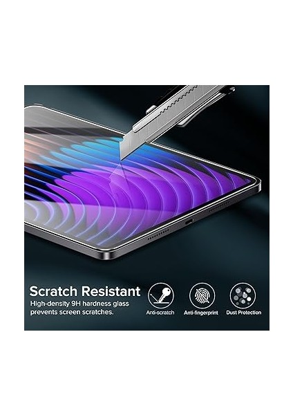 Xiaomi Pad 7 / Xiaomi Pad 7 Pro 11,2 Inç Için 2 Parça Temperli Cam Filmi, 2 Adet Kamera Filmi Ile, Çizilmez Ekran Koruyucu Film, Kabarcık Yok modelleri