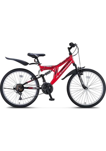 2629 Blackmount Ams.erkek Dağ Bisikleti V 26 Jant 21 Vites Siyah Kırmızı
