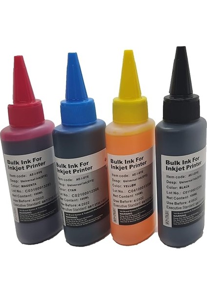 Canon Pg-46 Kartuş Dolum Mürekkebi Takım 4X100ML 4 Renk Set Mürekkep Muadil fiyatları