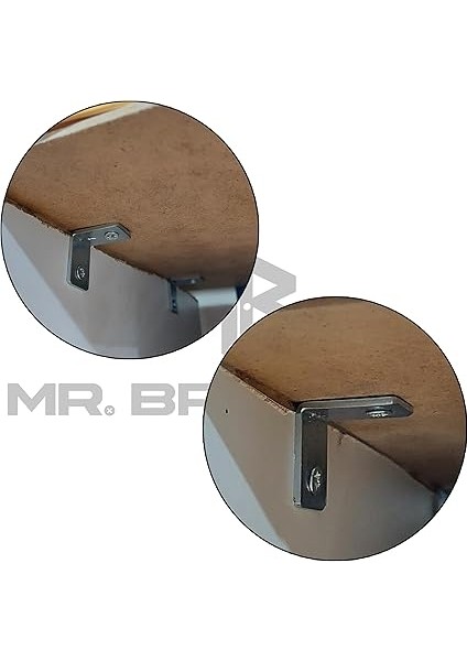 10 Ad. L Demir Gönye Köşebent 16X25X25MM - Mobilya Dolap Eşya Duvara Sabitleme Aparatı - Raf Masa Çekmece Sandalye Kitaplık Gardırop Köşe Sabitleme Birleştirme Bağlantı Demiri modelleri