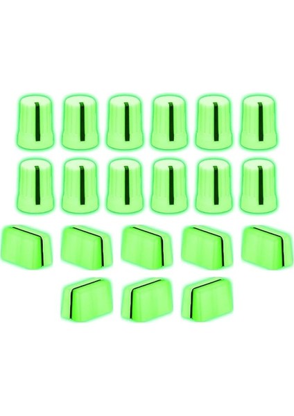 Techtools Chroma Caps Pro Pack (Luna Glow) | Chroma Caps Pro Paketi: 12X 90º Super Knobs, 5x Fader Pro, 3x Magvel Fader Pro.