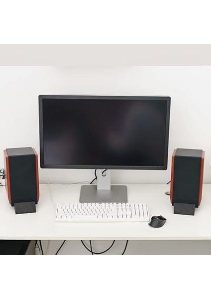 2'li Paket Stüdyo Monitörü Izolasyon Hoparlör Pedleri, Akustik Stüdyo Masaüstü Standı, Çoğu 3 Inç - 10 Inç Hoparlör Standı Için, 30 x 10 x 4,5 cm modelleri