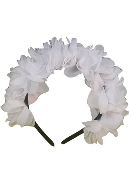 Bol Güllü Kına Gecesi Nedime Tacı Kına Tacı 1 Ad Lohusa Tacı Beyaz