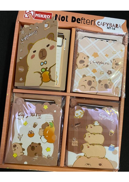 Capybara Not Defteri 1 Adet Ister 3 Adet Ister 5 Adet Alabilirsiniz fiyatları
