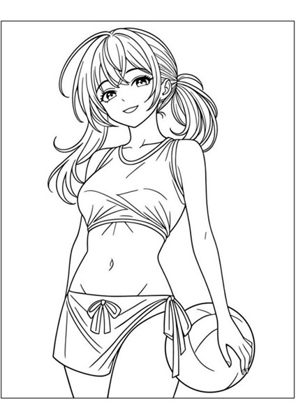 Çıtır Kızlar Anime Boyama Kitabı (50 Seçilmiş Anime) modelleri