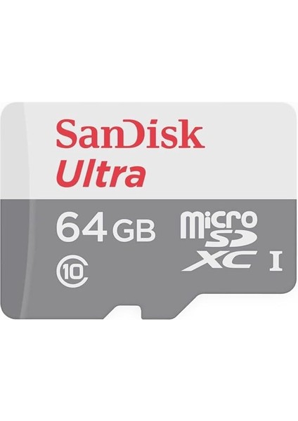 Ultra SDSQUNR-064G-GN3MN Class 10 Uhs-I 64 GB Micro Sd Kart