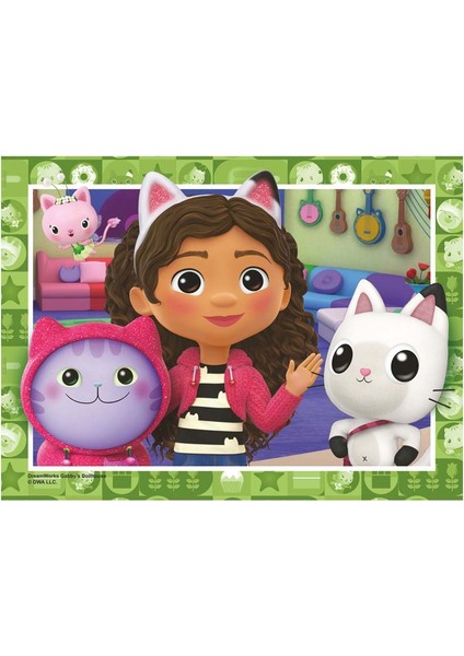 Gabbys Dollhouse 4 In 1 Puzzle