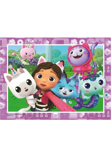 Gabbys Dollhouse 4 In 1 Puzzle modelleri