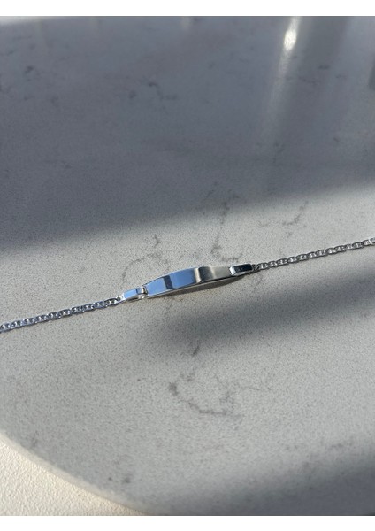 925 ayar gümüş çocuk bileklik 15 cm