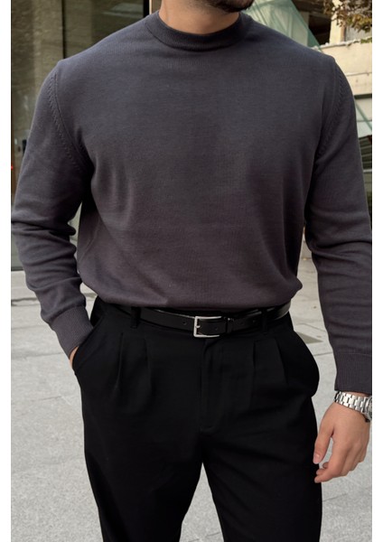 Acton Erkek %100 Organik Pamuk Bisiklet Yaka Triko Kazak indirimleri