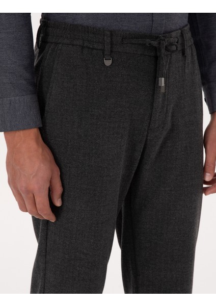 Erkek Füme Slim Fit Kumaş Pantolon 50311807-VR058 indirimleri