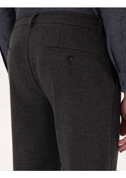 Erkek Füme Slim Fit Kumaş Pantolon 50311807-VR058