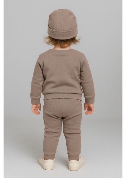 Unisex 3'lü Kaşkorse Bebe Takım modelleri