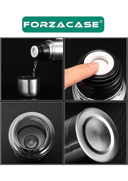 Paslanmaz Çelik 500 ml 12 Saat Sıcak Soğuk Tutan Çay Kahve Su Termosu - FC044 (Siyah) modelleri