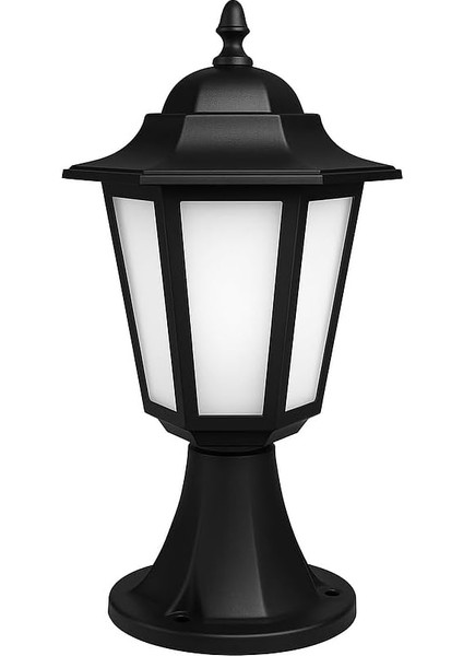 Klas Set Üstü Bahçe Aydınlatma | 42 cm Siyah Dış Mekan Aplik Yol Lambası | IP54 E27 Duylu Direk Tipi Bahçe Lambası (1 Adet) fiyatları