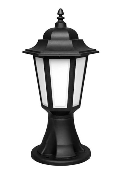 Klas Set Üstü Bahçe Aydınlatma | 42 cm Siyah Dış Mekan Aplik Yol Lambası | IP54 E27 Duylu Direk Tipi Bahçe Lambası (1 Adet) indirimleri