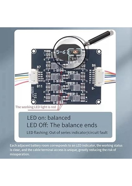 1.2A Denge Li-Ion Lifepo4 Lityum Pil Aktif Ekolayzır Dengeleyici Enerji Transferi 6s fiyatları