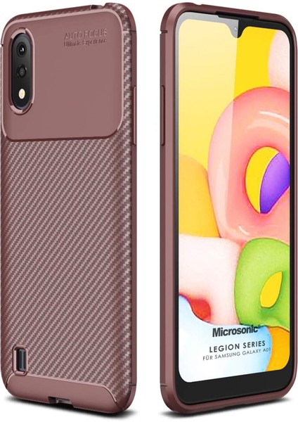 Galaxy A01 Için Kılıf Legion Series Kahverengi [galaxy A01 ile Uyumlu Kılıf - Kahverengi]
