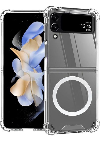 Galaxy Z Flip 3 Uyumlu Kamera Korumalı Şarj Özellikli Şeffaf Kılıf (Şeffaf, Galaxy Z Flip 3) fiyatları