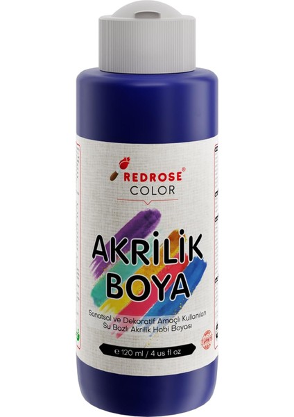 Rose Lacivert Akrilik 120 ml