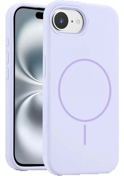 iPhone 16E Kılıf Jully Magsafe Kapak - Lila