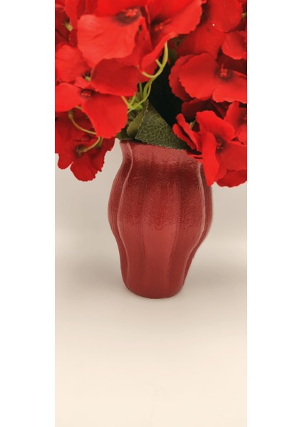 | Dokulu Bohem Vazo | Ruby Bordo fiyatları