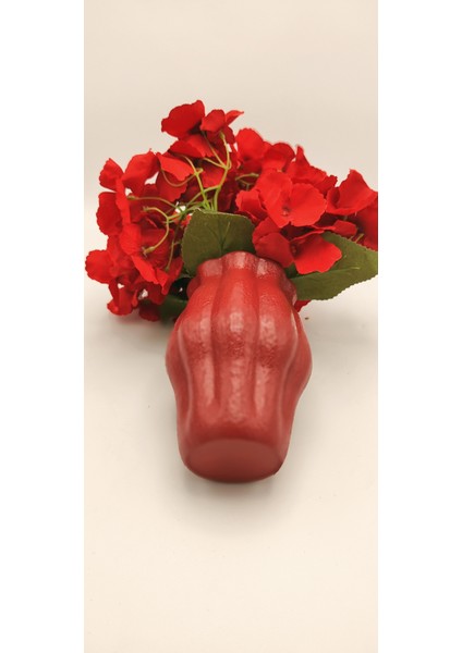 | Dokulu Bohem Vazo | Ruby Bordo fırsatları