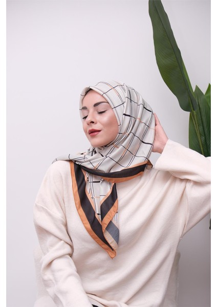 Renkli Karma Desen Dijital Soft Eşarp