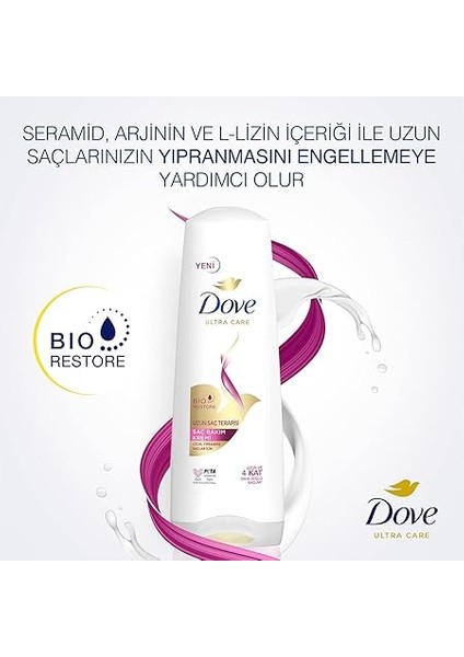 Ultra Care Saç Bakım Kremi Uzun Saç Terapisi Uzun Yıpranmış Saçlar Için 350 ml modelleri