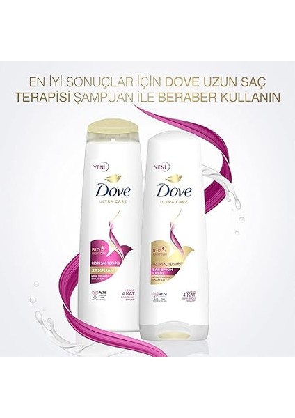 Ultra Care Saç Bakım Kremi Uzun Saç Terapisi Uzun Yıpranmış Saçlar Için 350 ml indirimleri