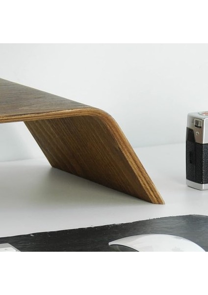 Wood Dayanıklı Ağaç Monitör Ayağı ve Yükseltici Bilgisayar Standı (Ceviz) indirimleri