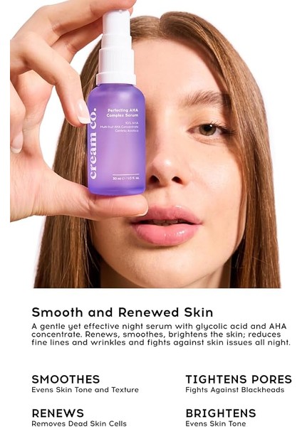 Co. Perfecting Aha Complex Serum, Pürüzsüzleştirici, Yenileyici, Gözenek Sıkılaştırıcı Serum, 30 ml fiyatları