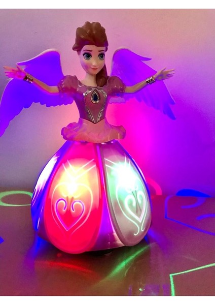 Angel Girl Sesli Işıklı Dans Eden Şarkı Söyleyen Etekleri Açılıp Kapanan Prenses Oyuncak fiyatları