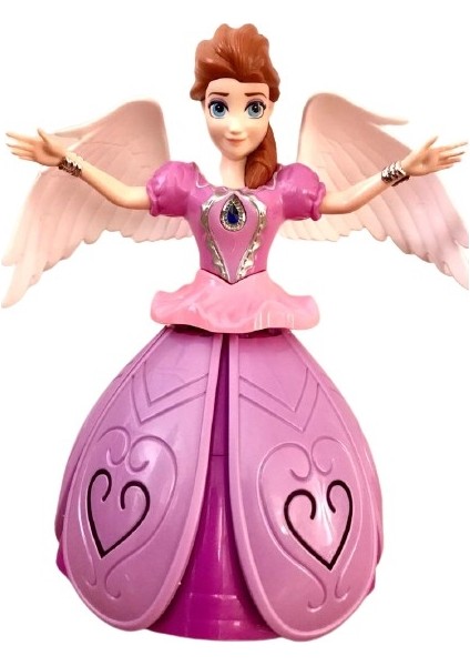 Angel Girl Sesli Işıklı Dans Eden Şarkı Söyleyen Etekleri Açılıp Kapanan Prenses Oyuncak fırsatları