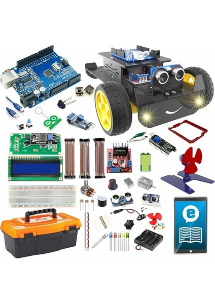 Uyumlu Başlangıç Seti Uno R3 (Klon) Süper Ideal Set 92 Parça 317 Adet