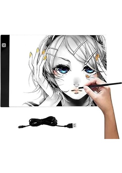Mddg LED Işıklı A4 Boy Çizim Kopyalama Eskiz Çizim Ultra Ince Animasyon Çizim Tableti fiyatları