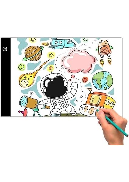 Mddg LED Işıklı A4 Boy Çizim Kopyalama Eskiz Çizim Ultra Ince Animasyon Çizim Tableti fırsatları