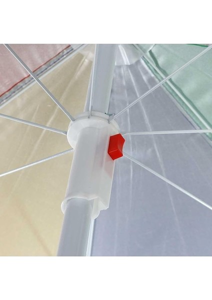 2 Mt. Plaj Şemsiyesi Eğilebilir Deniz Bahçe Piknik Kamp Güneş Şemsiyesi Katlanır Kabardin Kumaş fırsatları