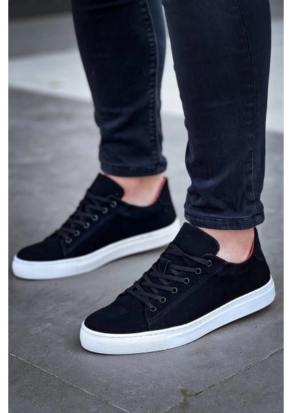 KB-122 Kuback Siyah Süet Yüksek Taban Bağcıklı Günlük Erkek Ayakkabı fiyatları