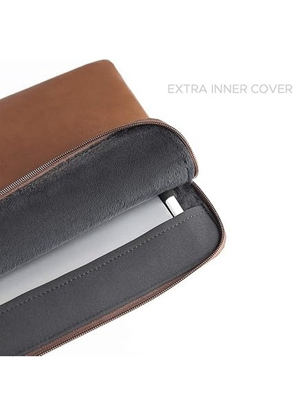 Tablet Kılıfı iPad Pro 11 Inç M4 M2 M1 4. / 3. Nesil 2022/2021 / iPad Air 11 Inç M2 2024 2022 ve Akıllı/sihirli Klavye ile Uyumlu Kalem Tutucu-Pu Deri Çanta Su Geçirmez Ince Kılıf-Kahverengi modelleri